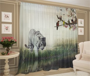 ФОТОТЮЛЬ &quot;ТИГР У РЕКИ &quot; 